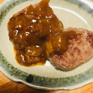 カレーソースハンバーグ